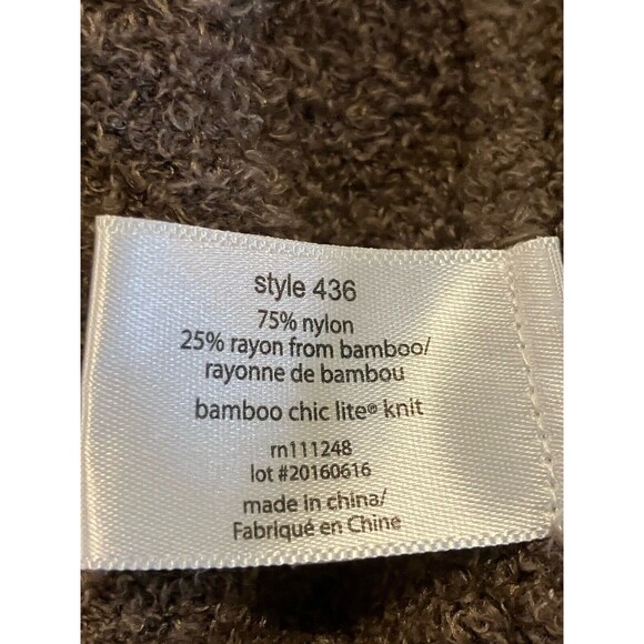 Barefoot Dreams Cardigan Size S/M Bamboo Chic Lite Calypso Wrap Style 436 Brown - Picture 6 of 6
